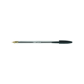 Bic Crystal Medium Ballpoint Pen Black (Pack 50) - Indigo Supplies Ltd