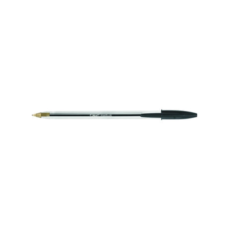 Bic Crystal Medium Ballpoint Pen Black (Pack 50) - Indigo Supplies Ltd