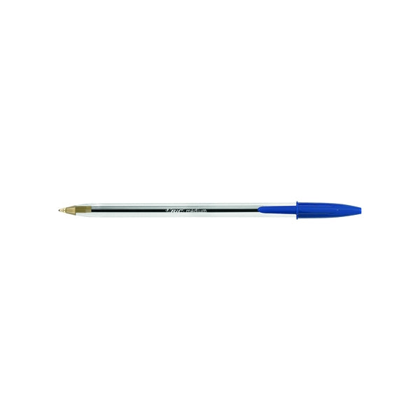 Bic Crystal Medium Ballpoint Pens Blue (Pack 50) - Indigo Supplies Ltd