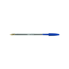 Bic Crystal Medium Ballpoint Pens Blue (Pack 50) - Indigo Supplies Ltd
