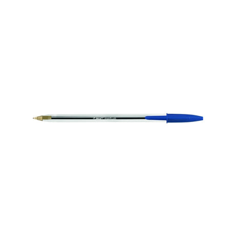 Bic Crystal Medium Ballpoint Pens Blue (Pack 50) - Indigo Supplies Ltd