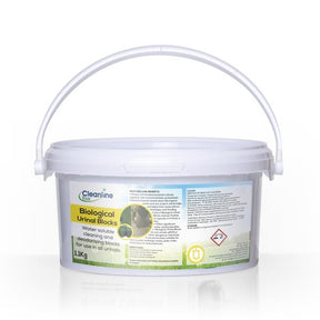 Cleanline Eco Biological Urinal Blocks 1.1KG - Indigo Supplies Ltd