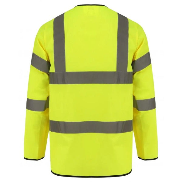 BEAWORTHY High Visibility Superior Ladies Sleeved Waistcoat Yellow