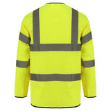 BEAWORTHY High Visibility Superior Ladies Sleeved Waistcoat Yellow