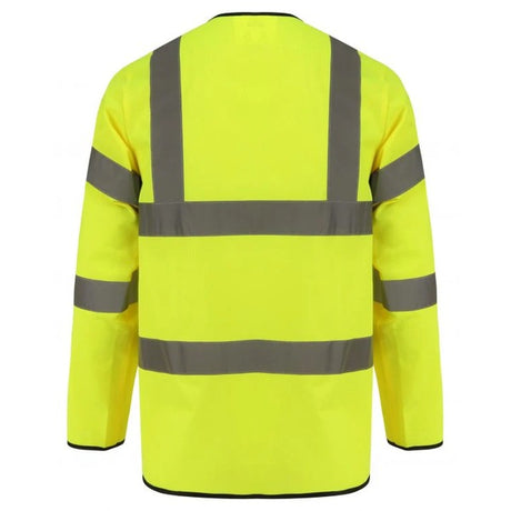 BEAWORTHY High Visibility Superior Ladies Sleeved Waistcoat Yellow - Indigo Supplies Ltd