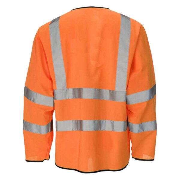 BEAWORTHY Hi-Vis Superior Ladies Sleeved Waistcoat ISO 20471 Cl 2 Orange - Indigo Supplies Ltd