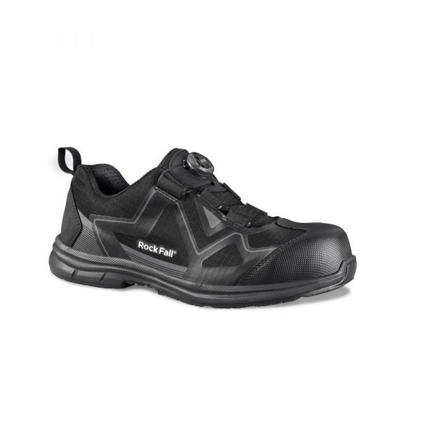 Rock Fall Volta Safety Trainer RF140 EH SRC Black - Indigo Supplies Ltd