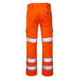 PULSAR PR336LDS Ladies Combat Trouser Long Leg Orange - Indigo Supplies Ltd