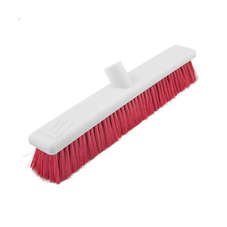 Interchangeable Broom Head Stiff Red 30CM/12" - Indigo Supplies Ltd