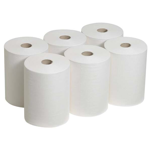 6657 Scott Slimroll 1Ply Airflex White 165M (Case 6)