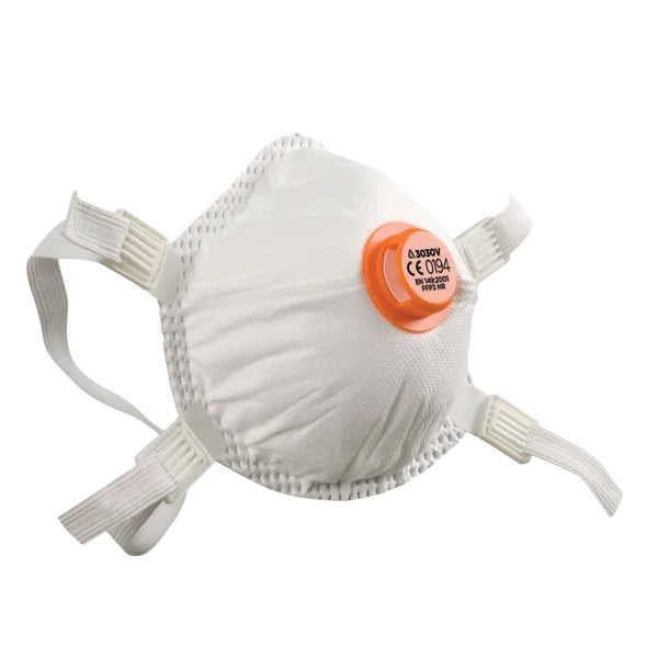 Alpha Solway 3030V Valved FFP3 Mask - Indigo Supplies Ltd