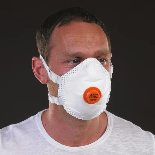 Alpha Solway 3030V Valved FFP3 Mask - Indigo Supplies Ltd