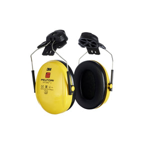 3M PELTOR H510P3E-405-GU Optime I Earmuffs Helmet Mounted Yellow - Indigo Supplies Ltd