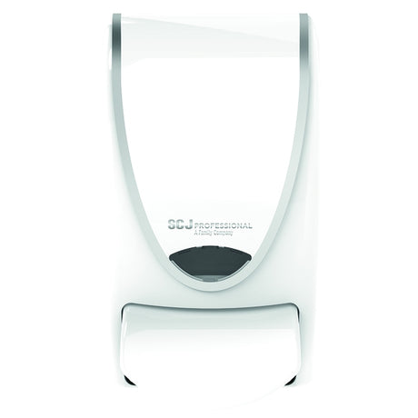 SCJ Dispenser Strip White c/w Chrome 1 Litre - Indigo Supplies Ltd