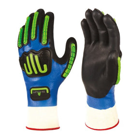 Showa 377-IP Nitrile Foam Coating Anti-Impact Glove (Pair) - Indigo Supplies Ltd