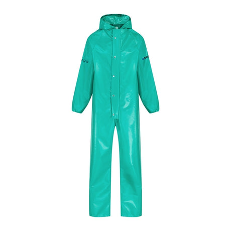 Skytec Chemmaster CMBH-EWA Chemical Splash Boilersuit with Elasticated Wrists &amp; Ankles Green 2XL to 3XL - Indigo Supplies Ltd