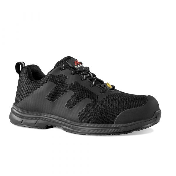 Rock Fall RF008 FaraDRI Non-Metallic Trainer S3 ESD SRC Black