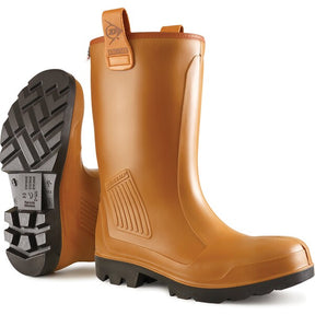 Dunlop Purofort Rig-Air Fur Lined Full Safety Wellington S5 CI SRA - Indigo Supplies Ltd