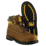 Caterpillar Holton Safety Boot SB Brown - Indigo Supplies Ltd