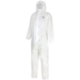 Disposable Coverall Type 5/6 C/W Hood White - Indigo Supplies Ltd