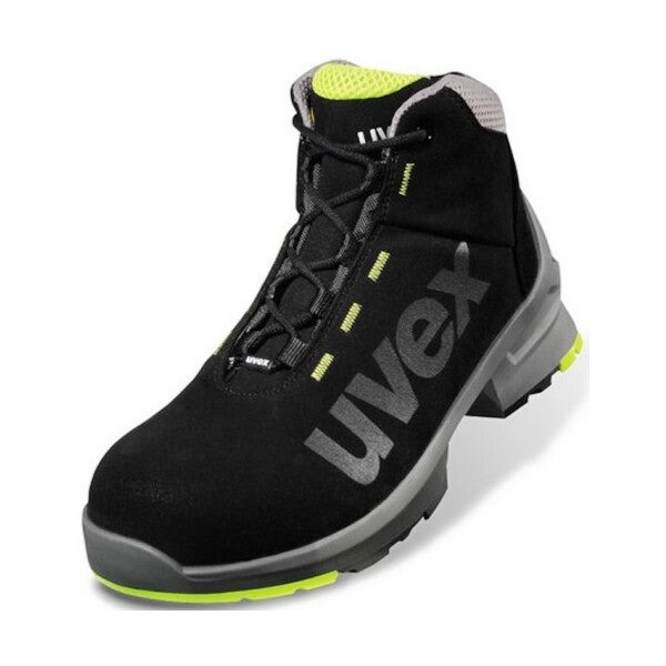 Uvex One Mens Safety Boot Black/Yellow S3 SRC