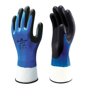 Showa 477 Insulated Cold Weather Glove Blue (Pair) - Indigo Supplies Ltd