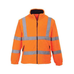 Portwest F300 High Visibility Mesh Lined High Visibility Fleece Orange - Indigo Supplies Ltd