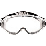 Uvex Ultrasonic Clear Lens Wide Vision Black/Grey Goggle - Indigo Supplies Ltd