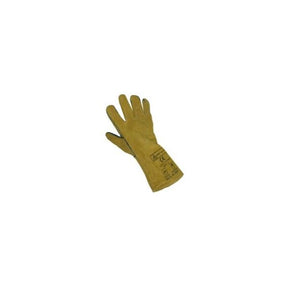 GLO15Yrp Gauntlet Reinforced Palm Yellow/Black - Indigo Supplies Ltd