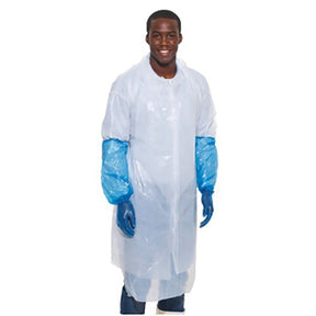 Catersafe Disposable Apron White 42x27" (Pack 100) - Indigo Supplies Ltd