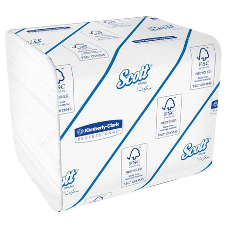 8042 Scott Control Folded Tissue White 250 Sheet (Case 36) - Indigo Supplies Ltd