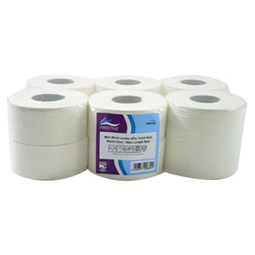 PRISTINE Toilet Rolls Mini Jumbo 2.1/4" Core (Pack 12) - Indigo Supplies Ltd