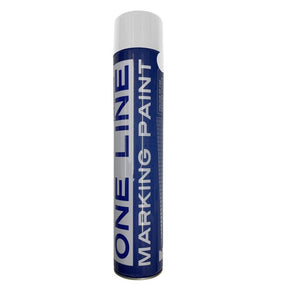 Semi Permanent Linemarker Spray Paint White 750ML - Indigo Supplies Ltd