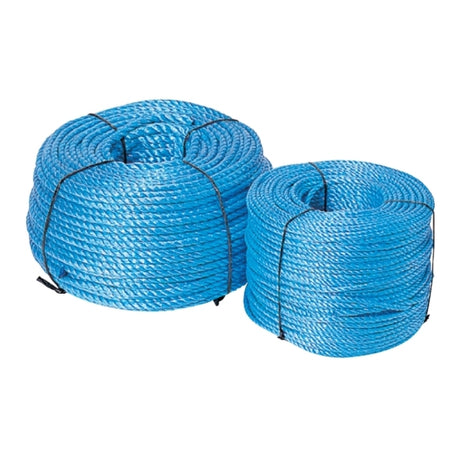 Polypropylene Rope Coil Blue 12MMx220M - Indigo Supplies Ltd