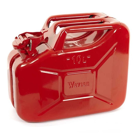 Metal Fuel Can Red 10 Litre - Indigo Supplies Ltd