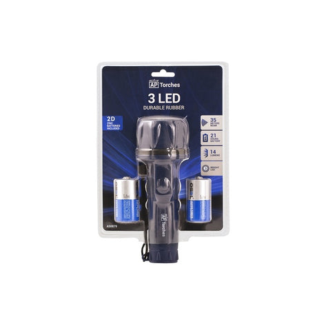 Ultra Bright Rubber Industrial Torch - Indigo Supplies Ltd