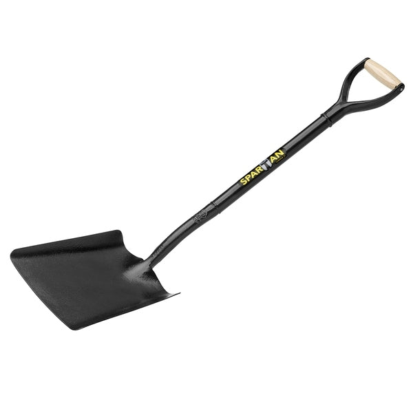 Spartan All Steel No2 Square Mouth Shovel c/w MYD Handle - Indigo Supplies Ltd
