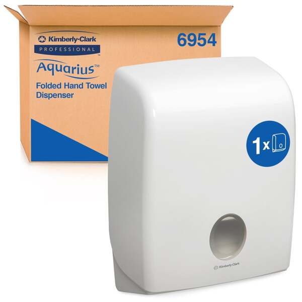 6954 Aquarius Folded Hand Towel Dispenser C Fold