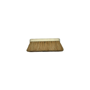 Soft Natural Coco Broom Head 12" - Indigo Supplies Ltd