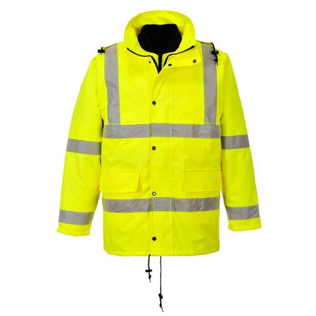 S468 Portwest High Visibility 4 in 1 Traffic Jacket Yellow - Indigo Supplies Ltd