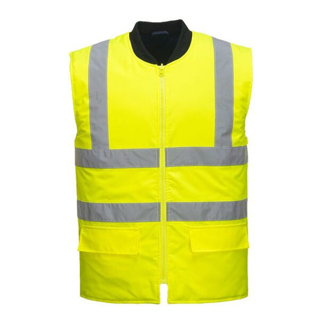 S468 Portwest High Visibility 4 in 1 Traffic Jacket Yellow - Indigo Supplies Ltd