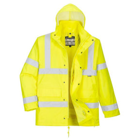 S468 Portwest High Visibility 4 in 1 Traffic Jacket Yellow - Indigo Supplies Ltd