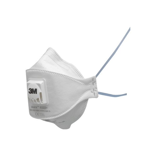 3M 9322+ AuraParticulate Respirator FFP2 Valved - Indigo Supplies Ltd