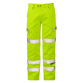 PULSAR P346 High Visibility Combat Trouser Tall Leg Yellow - Indigo Supplies Ltd