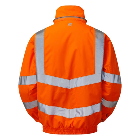 PULSAR PR496 High Visibility Rail Padded Bomber Jacket Orange - Indigo Supplies Ltd
