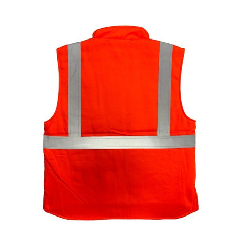 Bodyguard High Visibility Cargo Bodywarmer Orange - Indigo Supplies Ltd