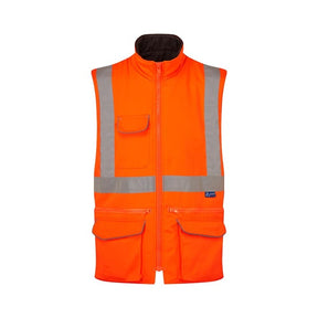 Bodyguard High Visibility Cargo Bodywarmer Orange - Indigo Supplies Ltd