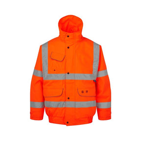 Bodyguard High Visibility Breathable Unlined Bomber Orange - Indigo Supplies Ltd