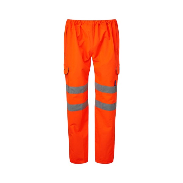 Bodyguard High Visibility Breathable Overtrousers Reg Orange - Indigo Supplies Ltd