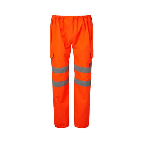 Bodyguard High Visibility Breathable Overtrousers Reg Orange - Indigo Supplies Ltd